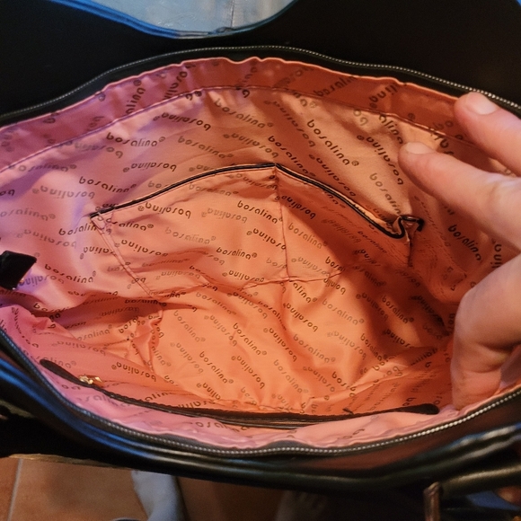 Bosalina Black Shoulder Bag Purse - Picture 4 of 10